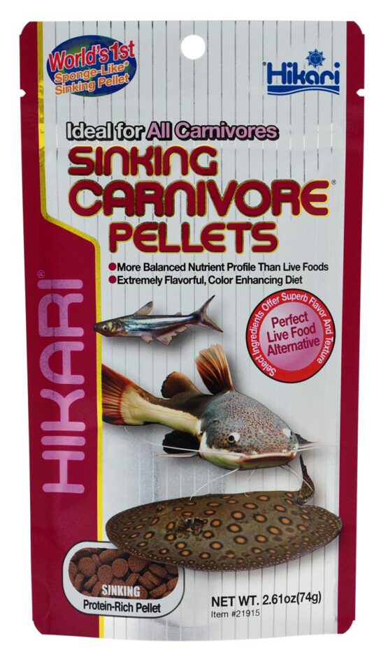 Hikari Sinking Carnivore Pellets 74gr.
